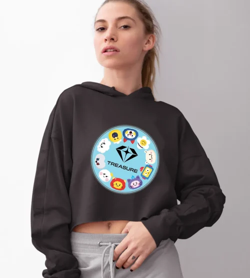 Treasure Cropped Hoodie #1