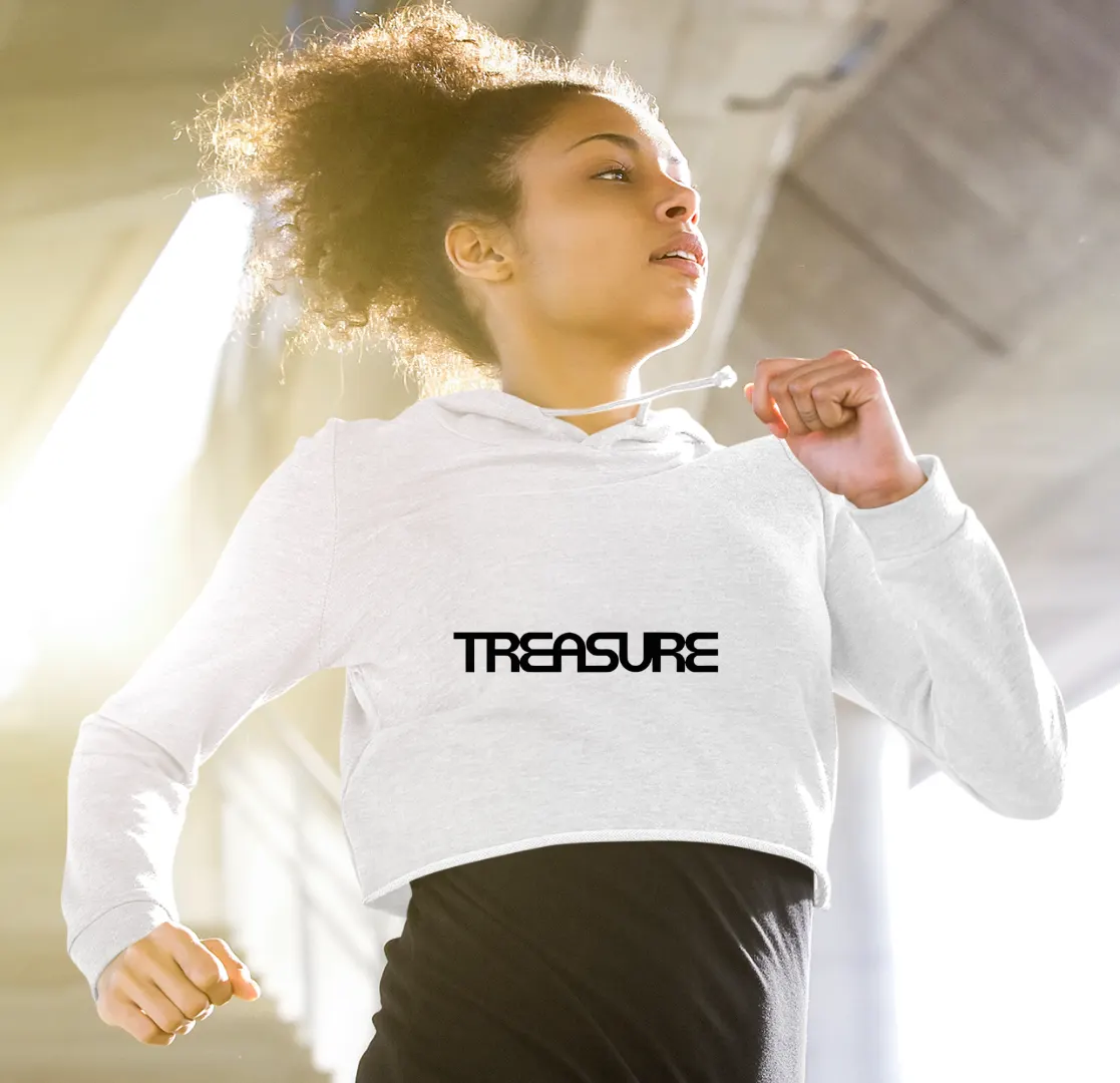 Treasure Cropped Hoodie