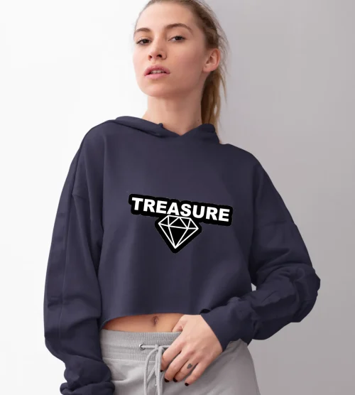 Treasure Cropped Hoodie #4